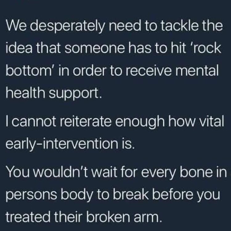 Rock Bottom is Overrated